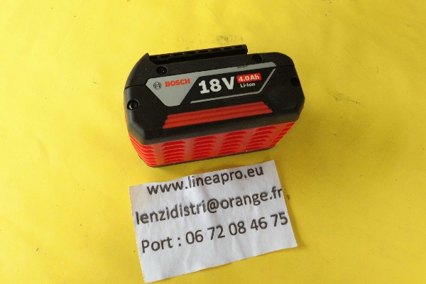  BOSCH pro. Batterie 18V 4,0 Ah.